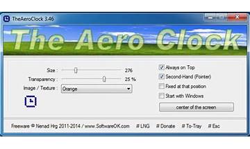 TheAeroClock for Windows - Download it from Habererciyes for free